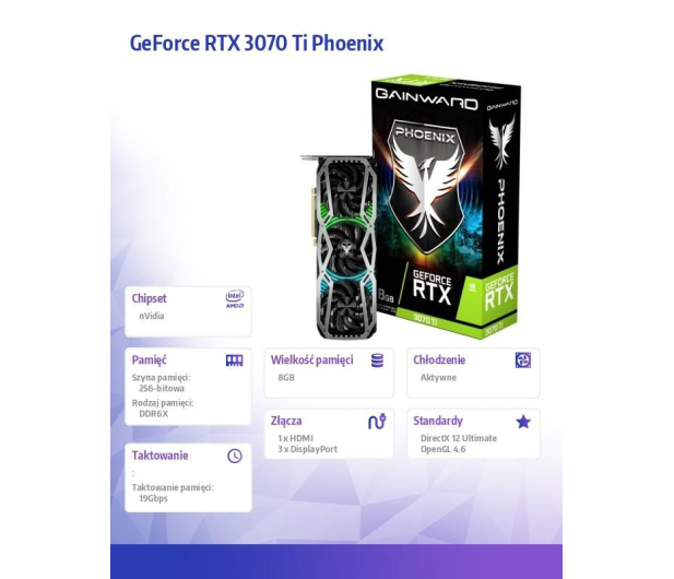 Gainward GeForce RTX 3070 Ti Phoenix 8GB GDDR6X - 658544 - zdjęcie 12